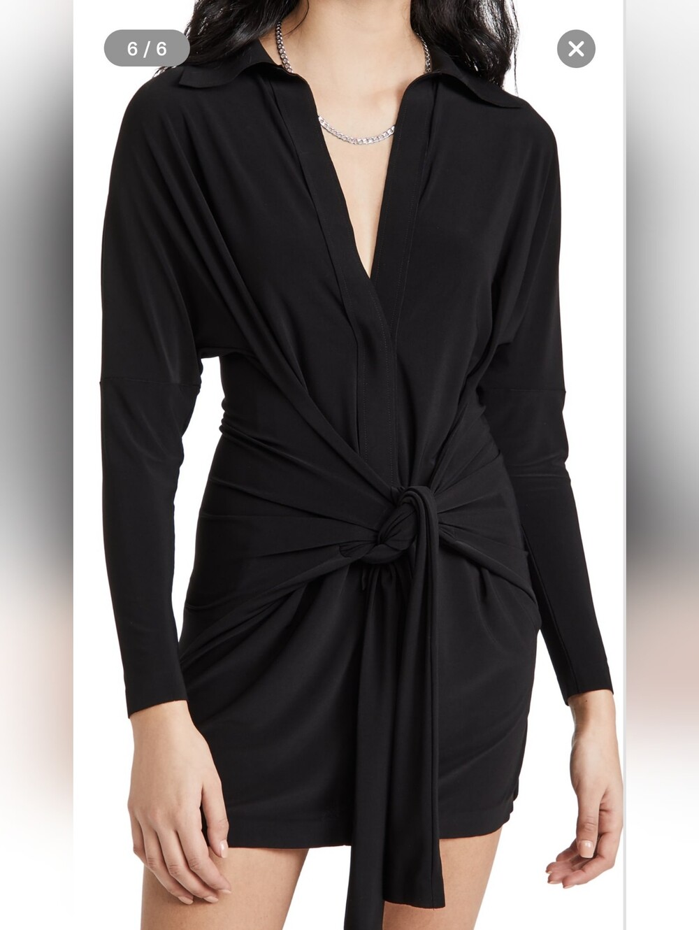 Norma Kamali Waist Tie Dress